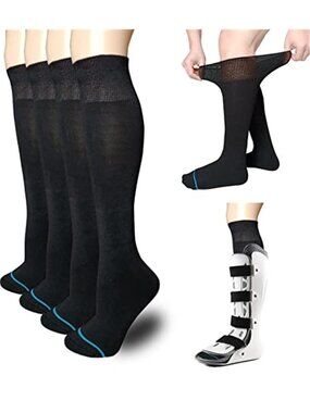 New Walking Boot Socks Replacement Sock Liner for Orthopedic Walker Brace,Tube
